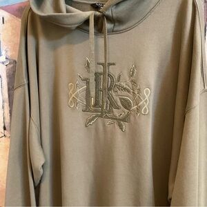 NWOT Lauren Ralph Lauren Olive Hoodie with embroidered logo